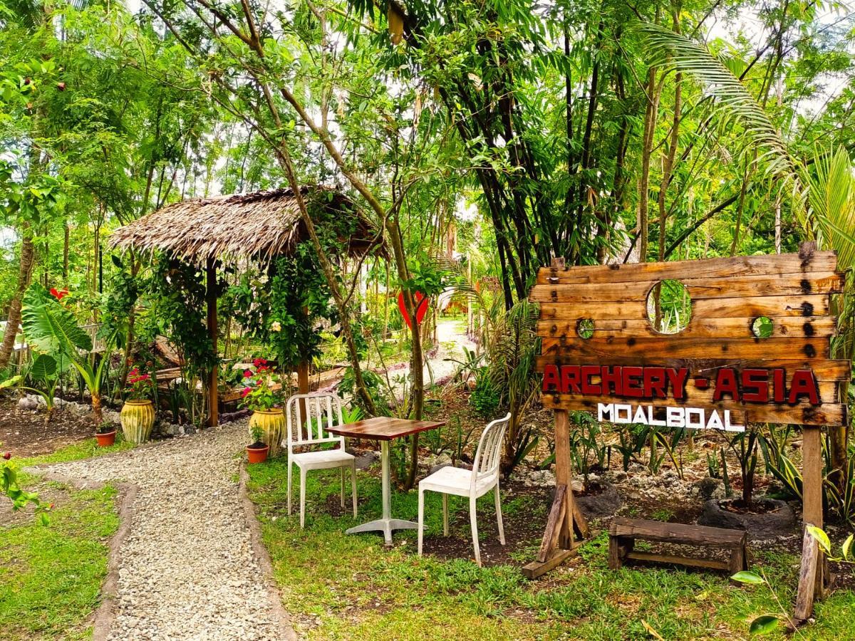 Archery-Asia Nipa Huts Moalboal Kültér fotó