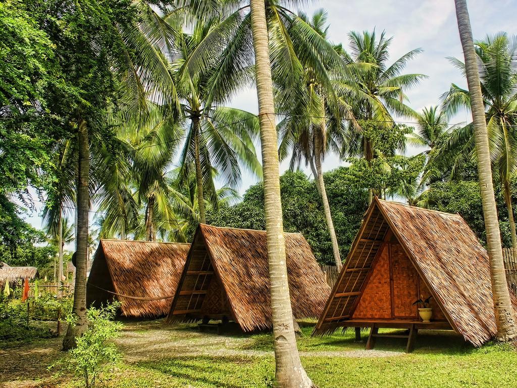 Archery-Asia Nipa Huts Moalboal Kültér fotó